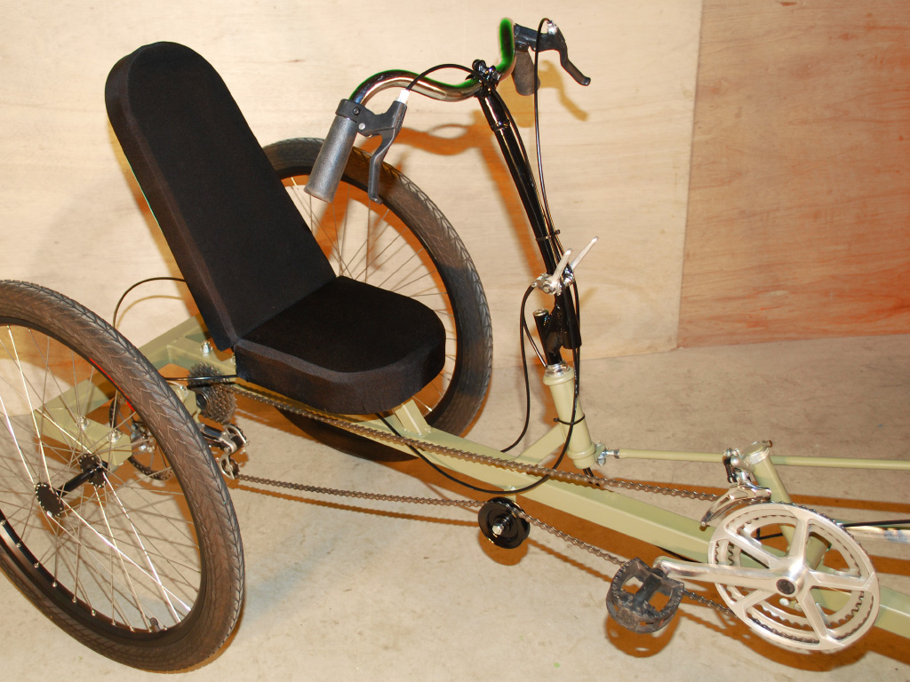 DeltaRunner Comfort Trike - over seat steering